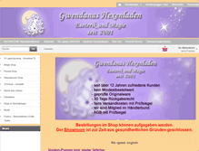 Tablet Screenshot of gwendanas-shop.de